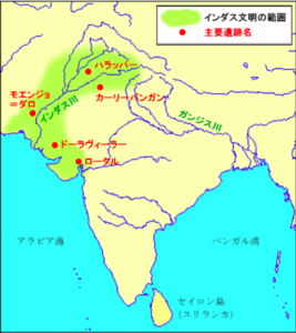 インダス文明地図